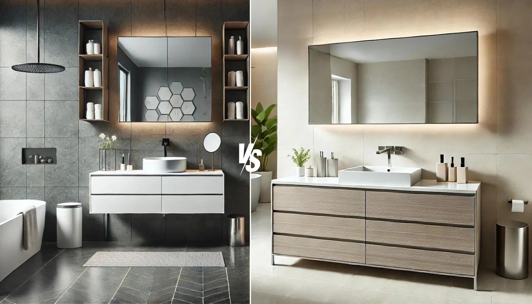 Floating Vanity vs. Freestanding Vanity