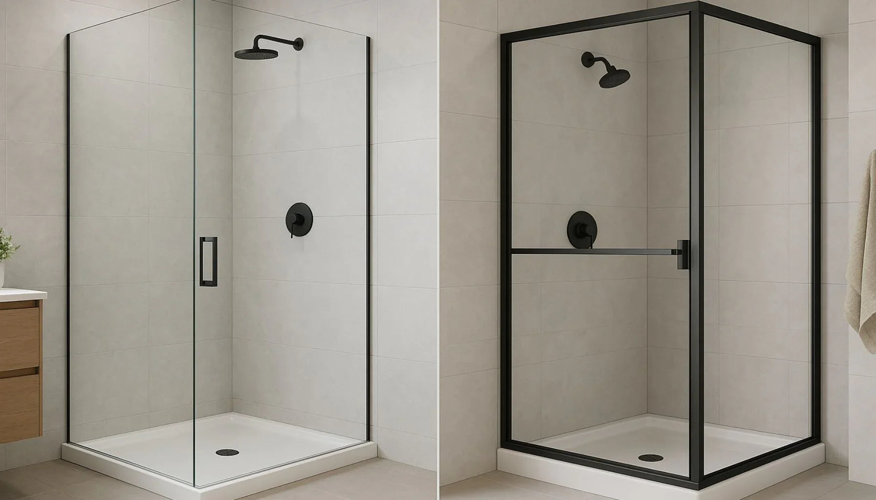 Frameless vs. Framed Shower Doors: Which One’s Right for You
