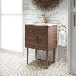 Brown Freestanding Bathroom Vanity