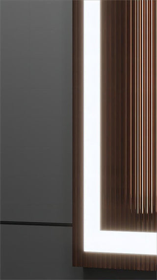 24" LED Mirror : Aura Collection - Golden Elite Deco