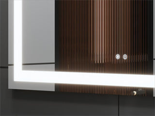 48" LED Mirror : Aura Collection - Golden Elite Deco