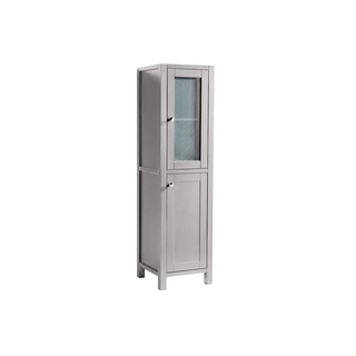 Bathroom Linen Cabinet - Light Grey Mella