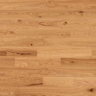 Red Oak Solid Hardwood Flooring - Natural - 4 1/4" Character Ultra-Matte 10% Wire brushed - Golden Elite Deco