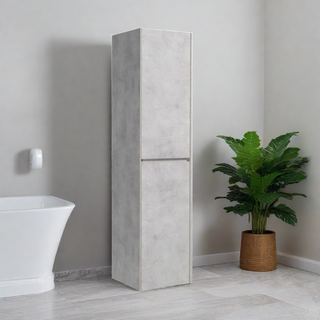 Bathroom Linen Cabinet - Grey