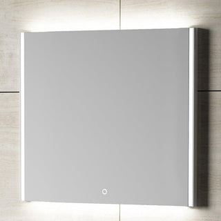 30" GEO LED Mirror - Solid Surface Frame - Golden Elite Deco