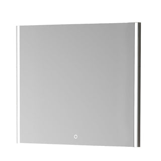 30" GEO LED Mirror - Solid Surface Frame - Golden Elite Deco