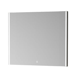 36" GEO LED Mirror - Solid Surface Frame - Golden Elite Deco