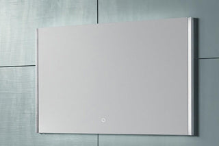 48" GEO LED Mirror - Solid Surface Frame - Golden Elite Deco
