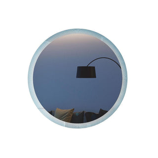 28" Round LED Mirror - Frosted Edge - Golden Elite Deco