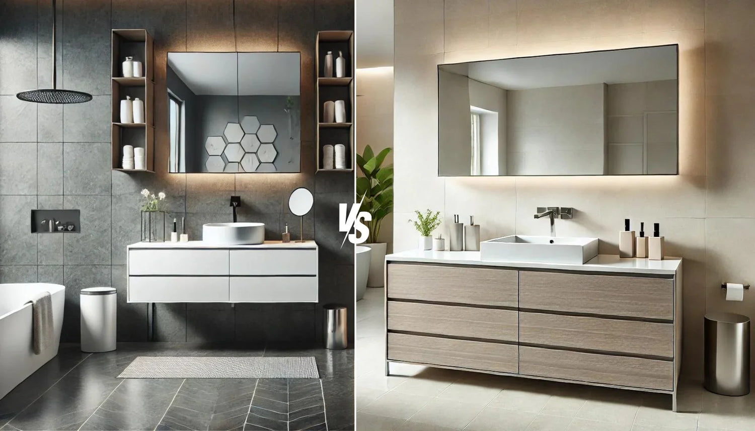 Floating Vanity vs. Freestanding Vanity