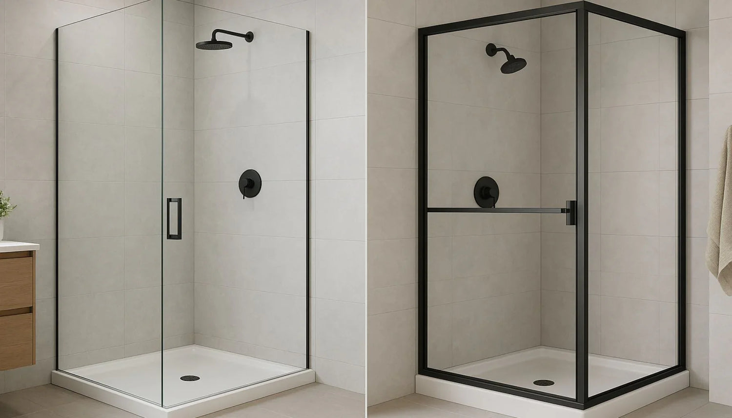 Frameless vs. Framed Shower Doors: Which One’s Right for You