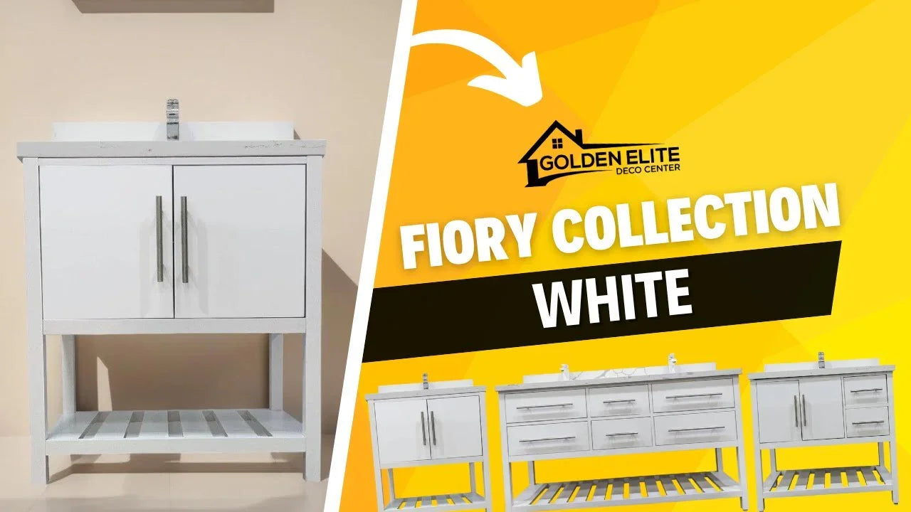 Discover the Fiory Collection in White: The Elegant Choice for Your Bathroom