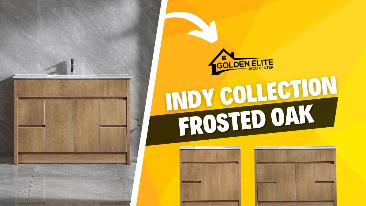 Discover the Indy Collection in Frosted Oak: The Elegant Choice for Your Bathroom