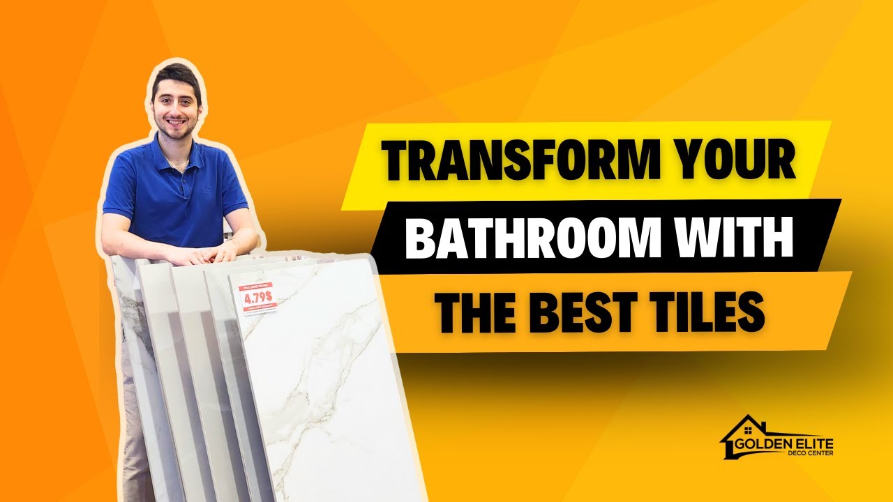 Elevate Your Bathroom with Golden Elite Deco's Stunning Tile Collection