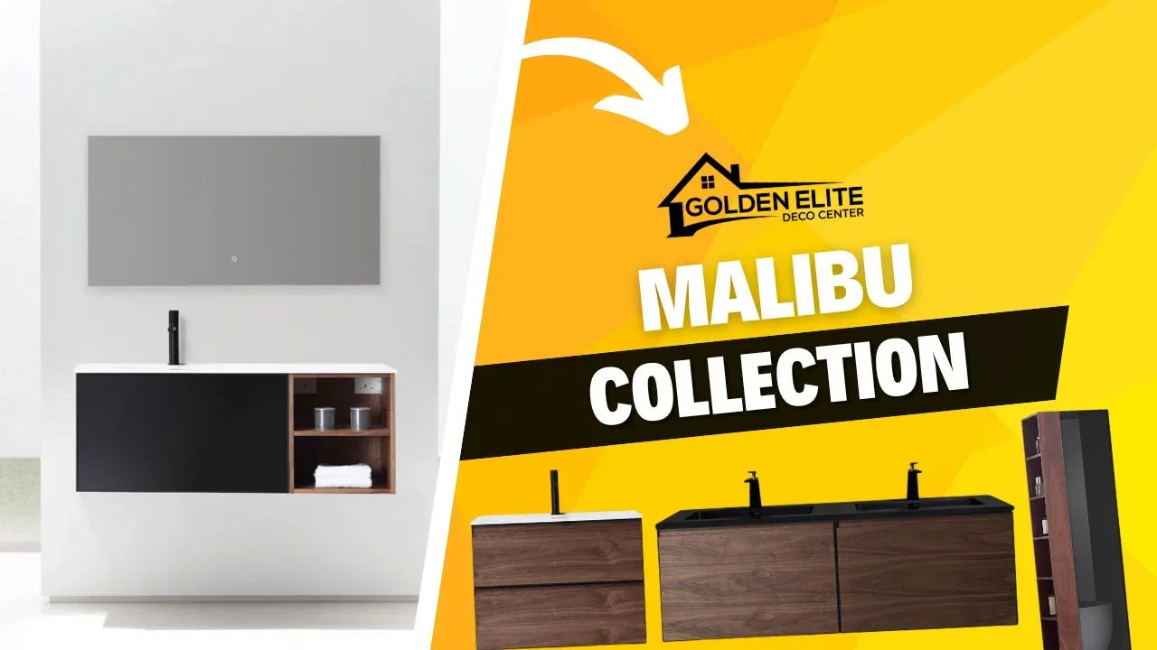 Discover the Malibu Collection in Natural Walnut: The Elegant Choice for Your Bathroom