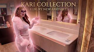 Kari Collection Latte Finish: Contemporary Bathroom Elegance