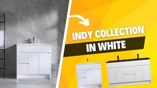 Indy Collection in White: Elegant Bathroom Vanities