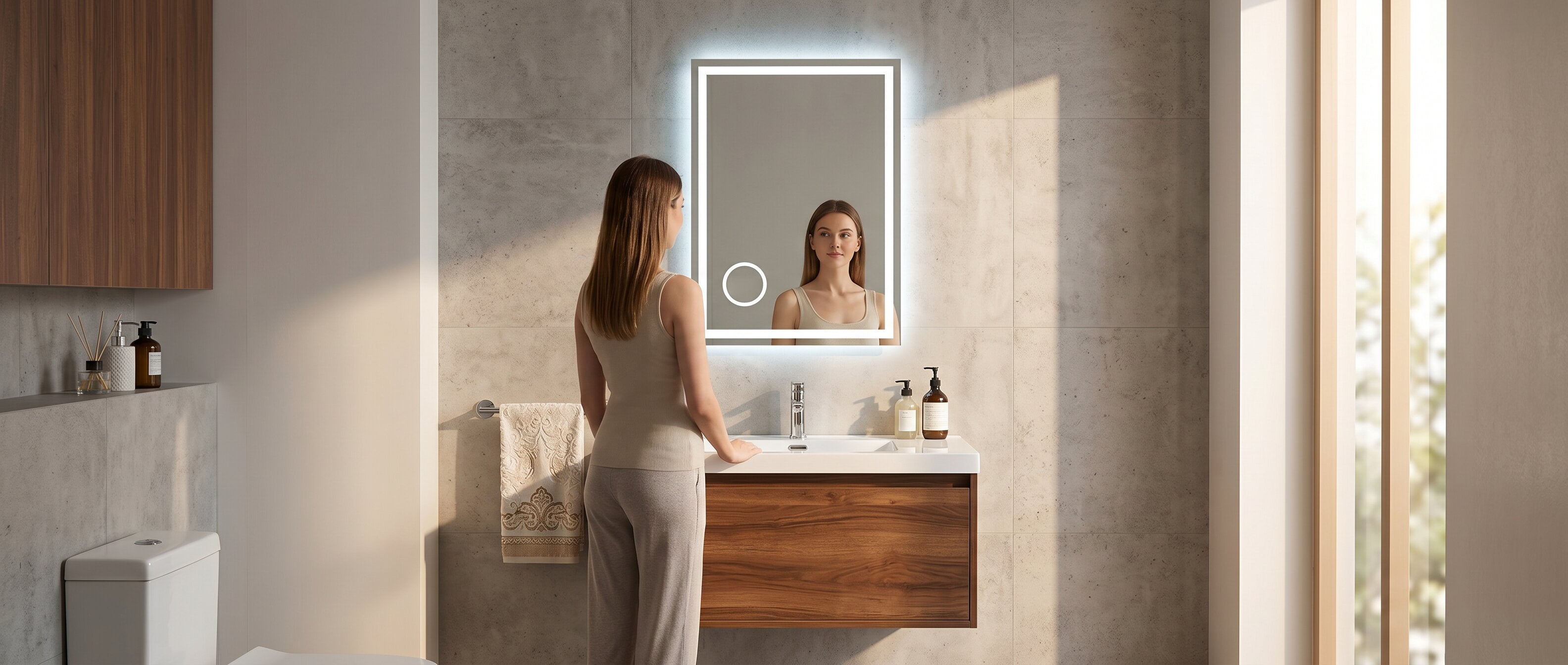 27" to 32" LED Bathroom Mirrors