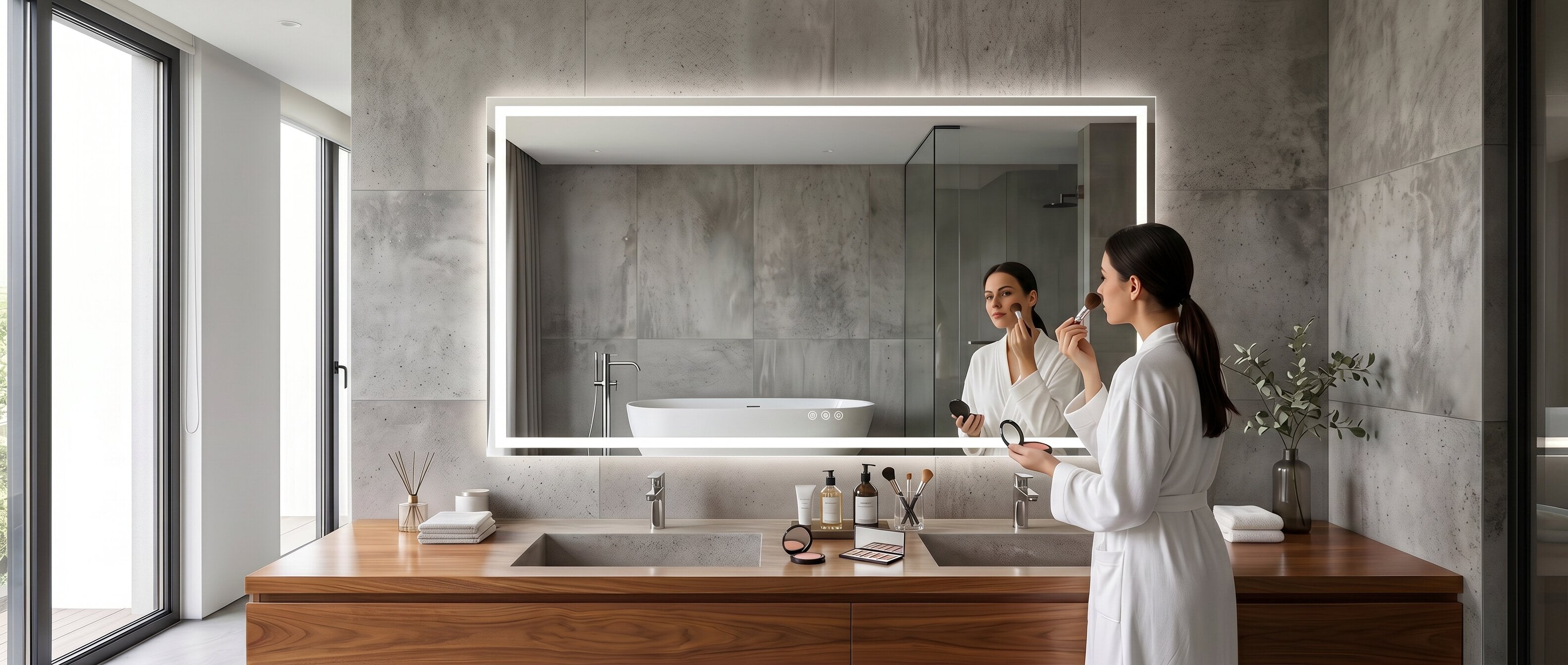 60 Inch LED Bathroom Mirrors