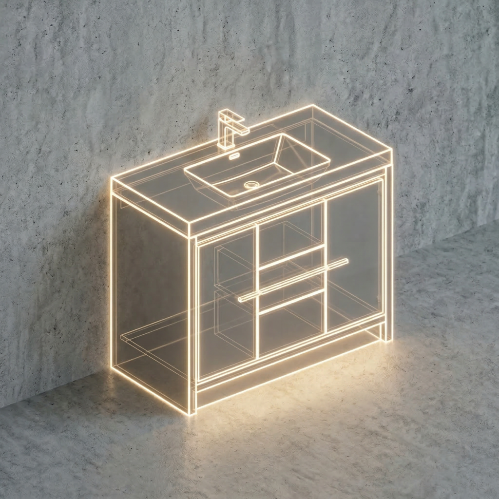 Grey Bathroom Vanities