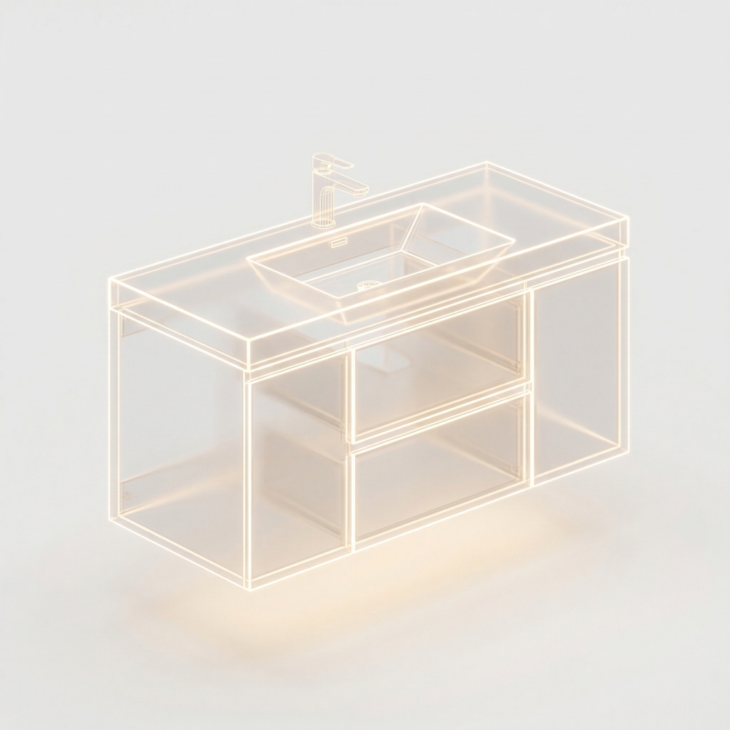 White Bathroom Vanities – Wall Mount & Freestanding Styles