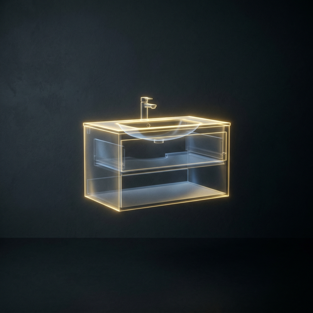 Wall-Hung Vanities - Golden Elite Deco