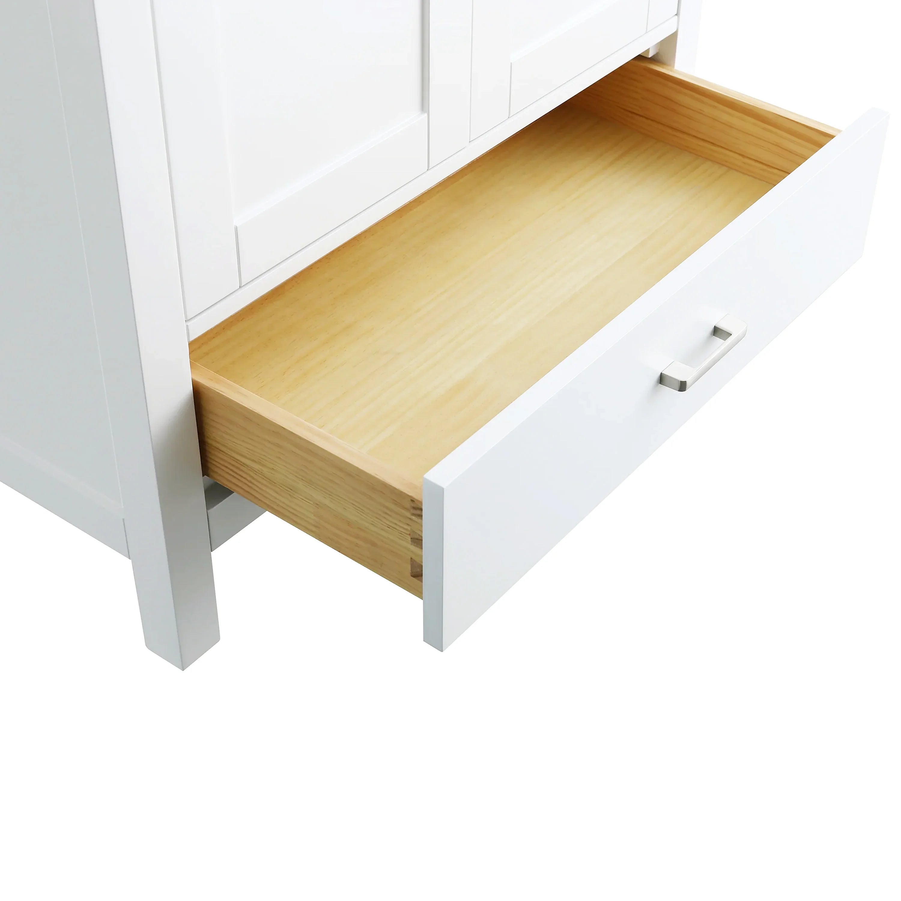 Meuble-Lavabo Autoportant 30po Blanc avec Comptoir de Polymarbre Ingénierie Calcutta