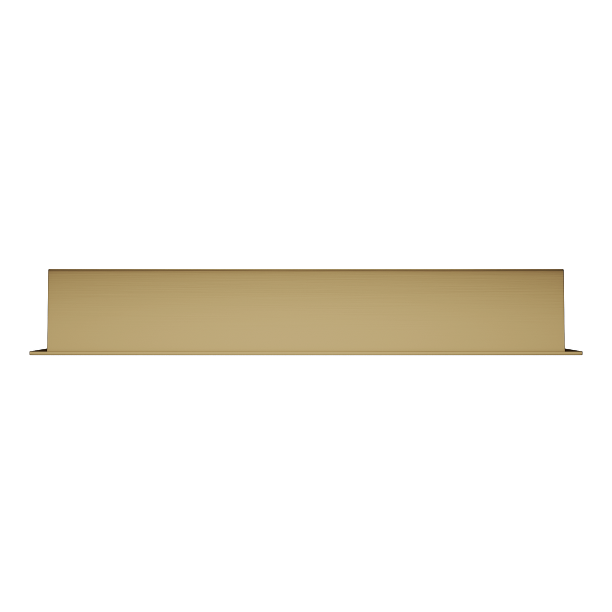 Niche de douche en acier inoxydable doré champagne 24" x 12" à compartiment unique