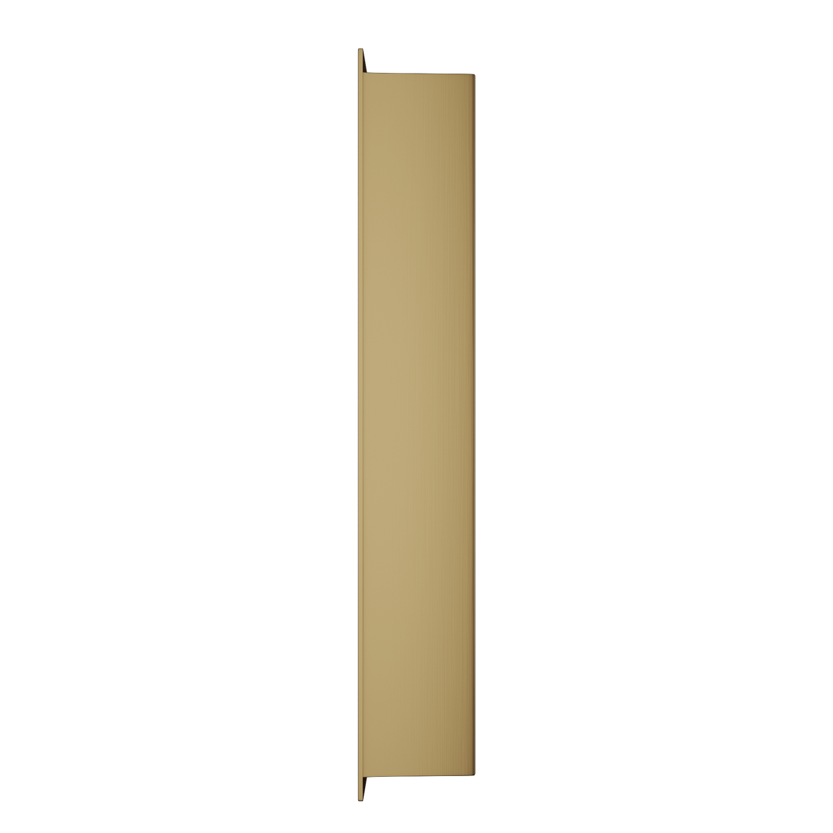Niche de douche en acier inoxydable doré champagne, 12 po x 24 po, 2 compartiments