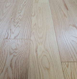 Red Oak Engineered Hardwood Flooring - Tongue & Groove - Natural - 6 1/2" x 3/4po - Golden Elite Deco