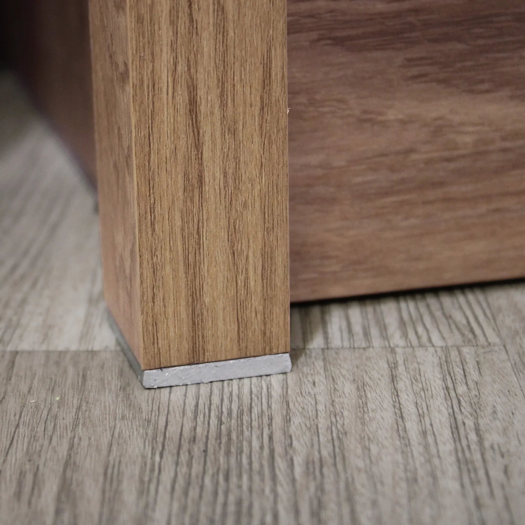 60" Rough Oak Freestanding Double Sink Bathroom Vanity with Black Engineered Quartz Countertop