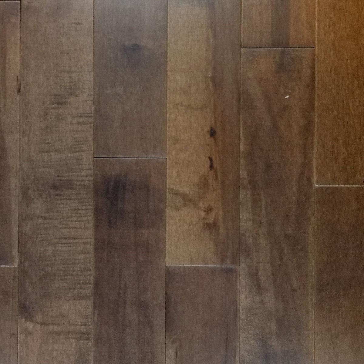 Hard Maple Bistro Solid Hardwood Flooring - Tongue & Groove - Terracotta - 4 1/4" - Golden Elite Deco