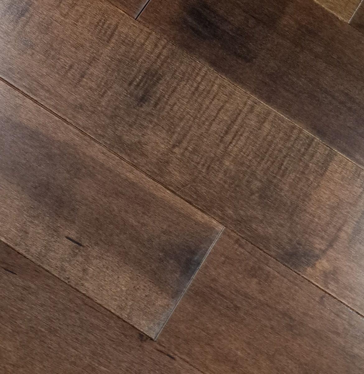 Hard Maple Bistro Solid Hardwood Flooring - Tongue & Groove - Terracotta - 4 1/4" - Golden Elite Deco