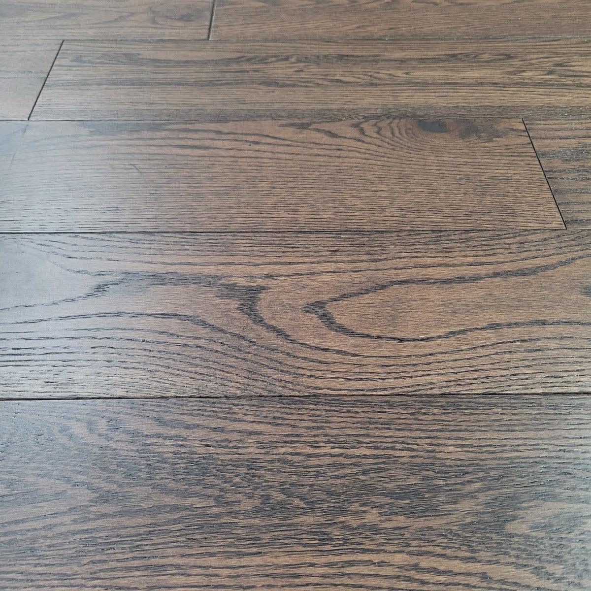 Red Oak Engineered Hardwood Flooring - Tongue & Groove - Tiramisu - 6 1/2" x 3/4" - Golden Elite Deco