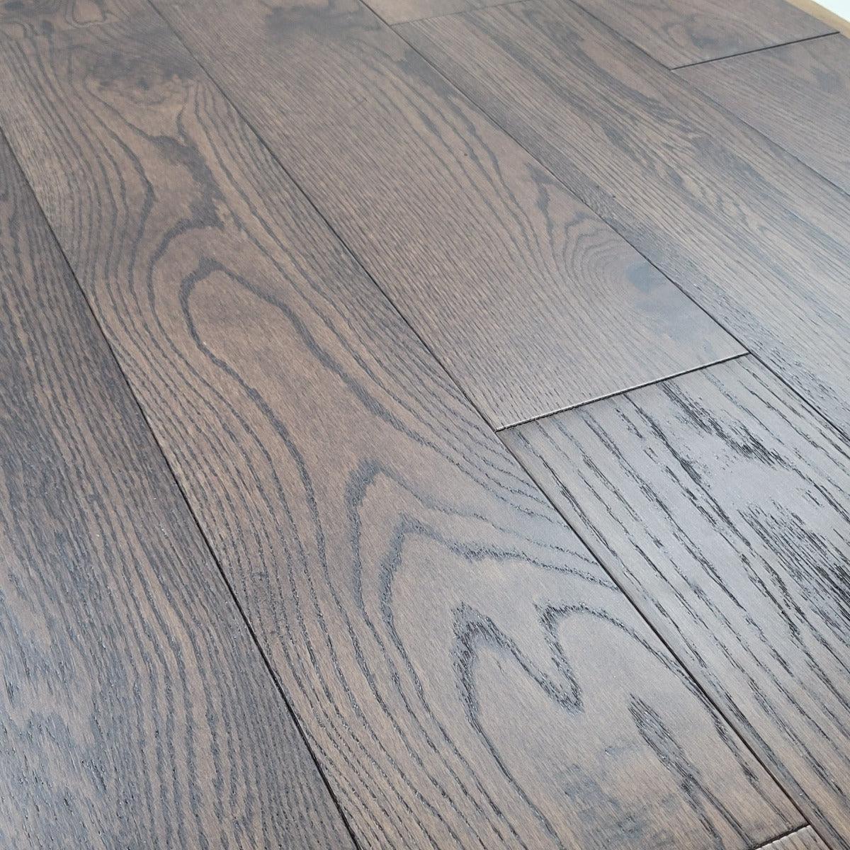 Red Oak Engineered Hardwood Flooring - Tongue & Groove - Tiramisu - 6 1/2" x 3/4" - Golden Elite Deco