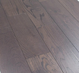 Red Oak Engineered Hardwood Flooring - Tongue & Groove - Belgian Chocolate - 6 1/2" x 3/4" - Golden Elite Deco