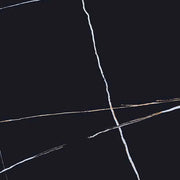 24" x 24" Black Laurent Matte Porcelain Tile