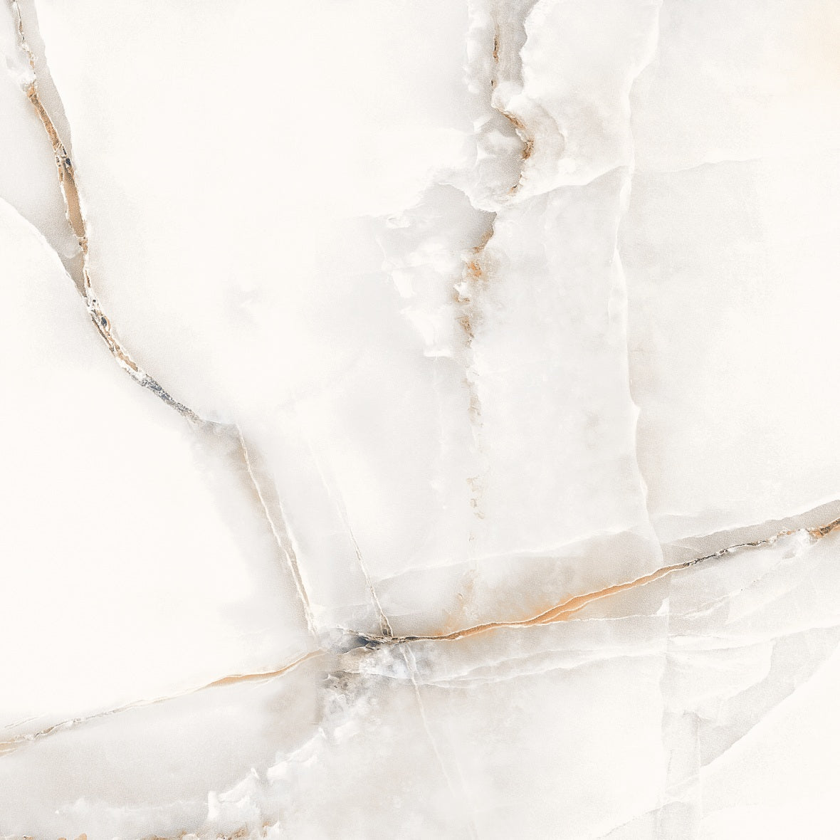 Tuile Porcelaine 24po x 24po Onyx Classique Brillant Poli
