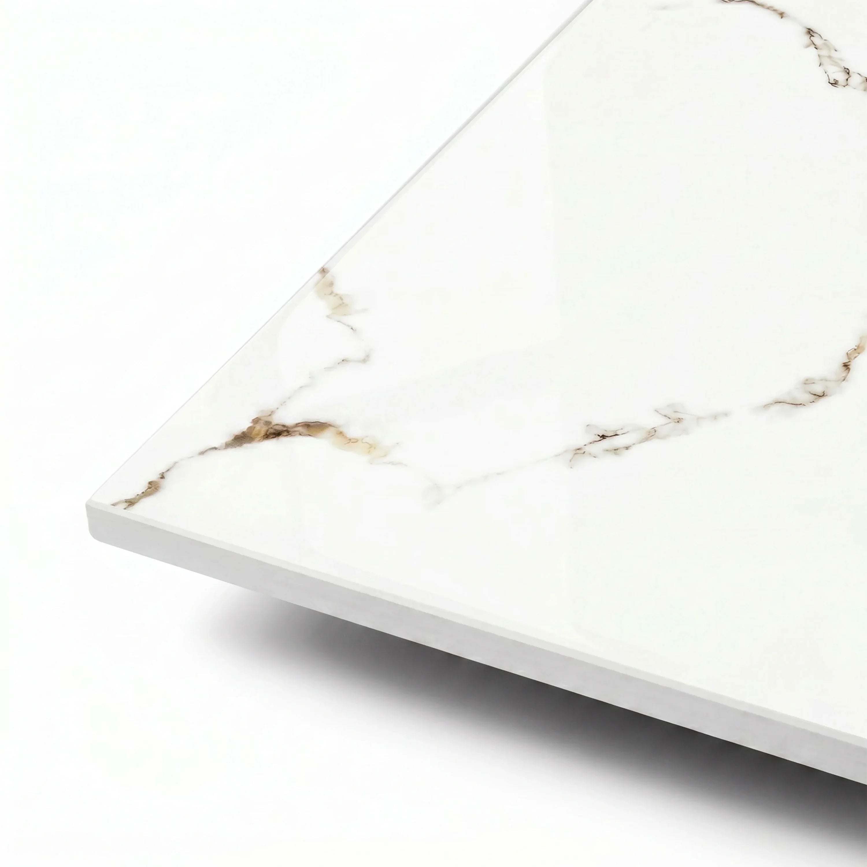 Carrelage de Porcelaine 24" x 24" Golden Satvario Brillant Poli