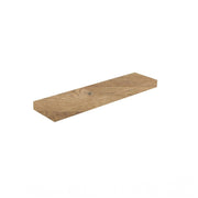 24" Wall-Mount Rough Oak Shelf