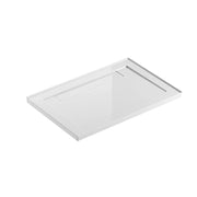 Base de douche acrylique blanche 48po x 32po – Installation 3 murs avec drain linéaire