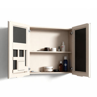 Lacey Green 30" Brown Grey LED Medicine Cabinet