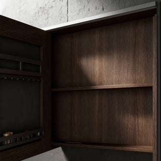 Lake Road 30" Karson Oak LED Medicine Cabinet