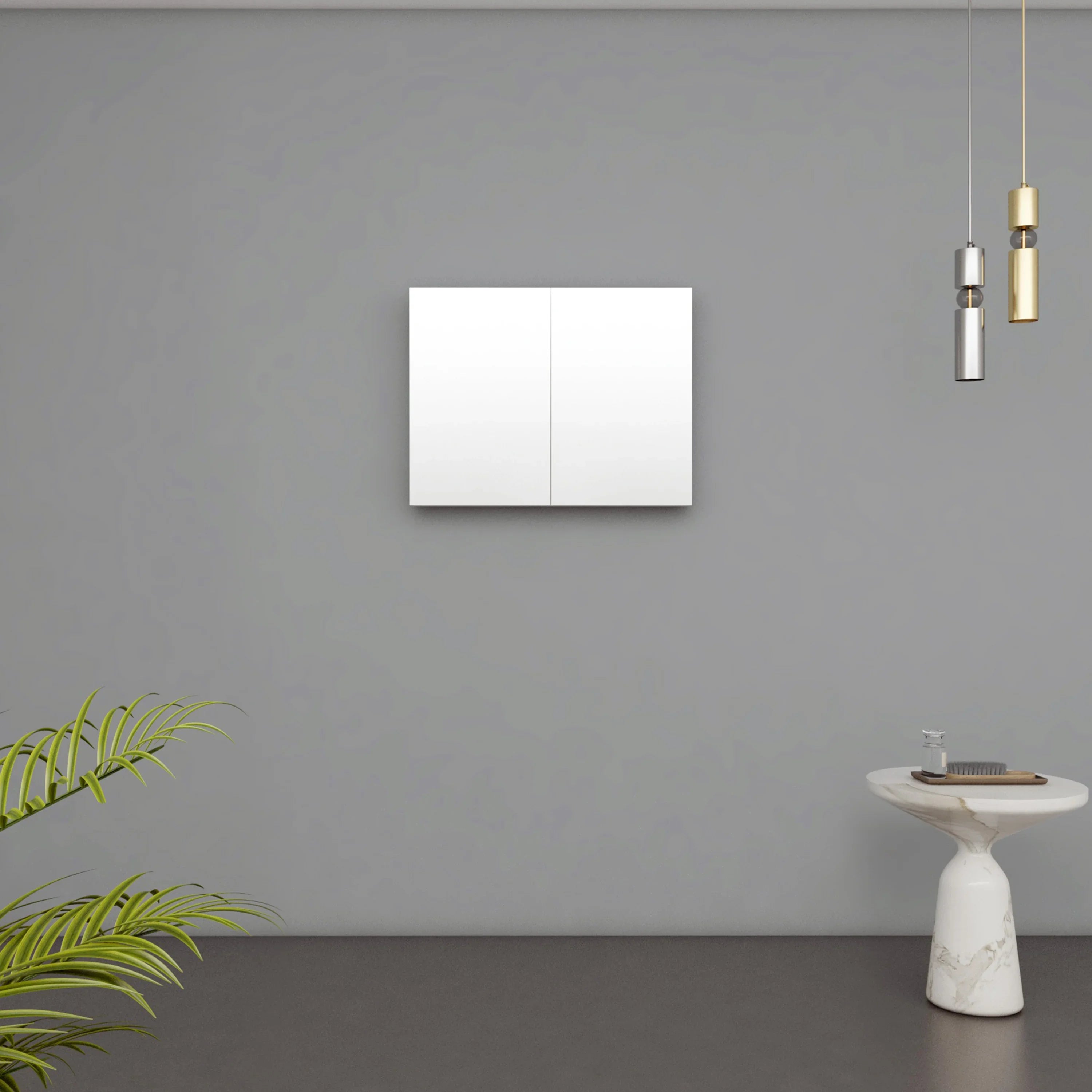 Armoire à Pharmacie Blanc Mat de 30 po