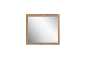 30" Rough Oak Framed Rectangular Bathroom Mirror - Vertical & Horizontal Installation