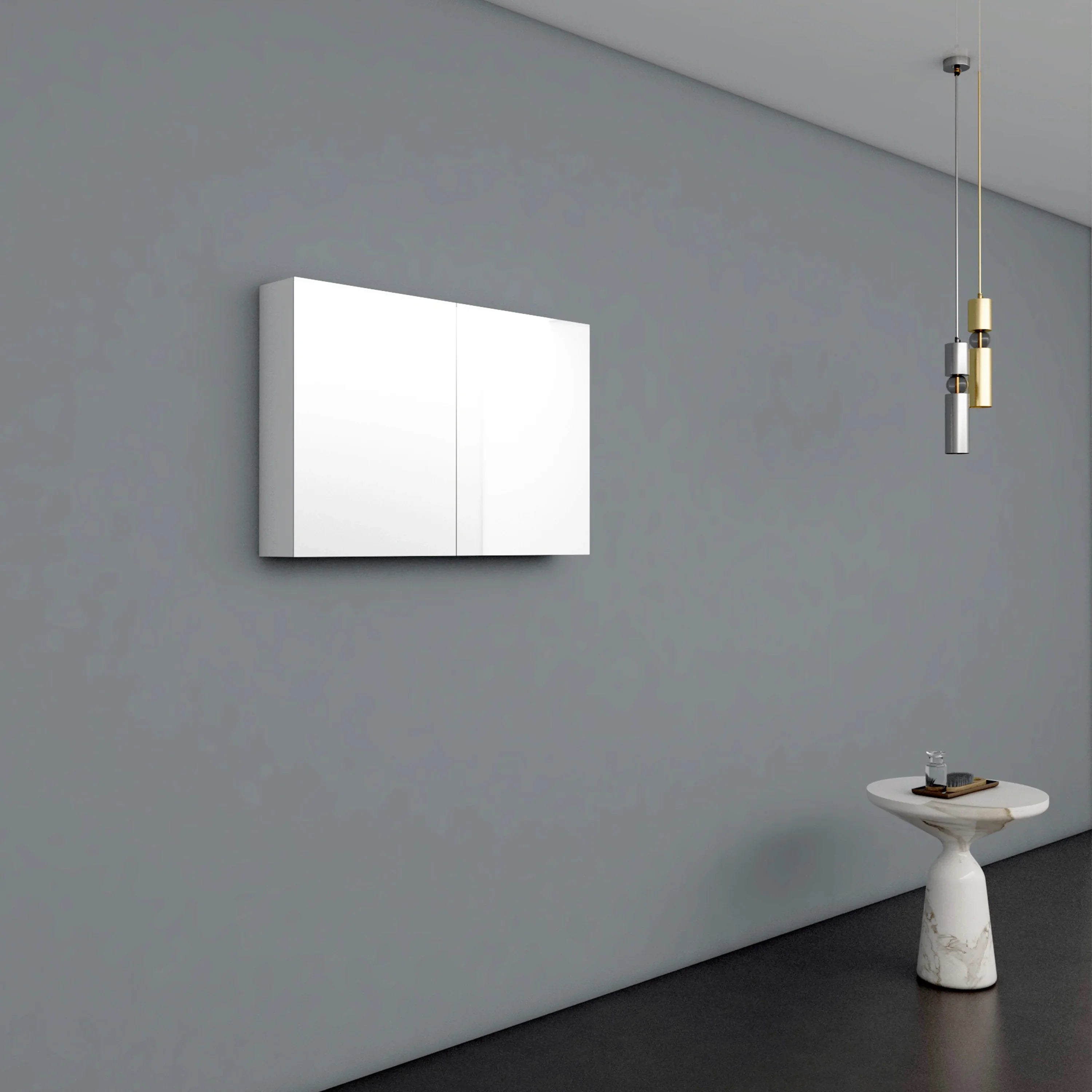 36" Matte White Medicine Cabinet