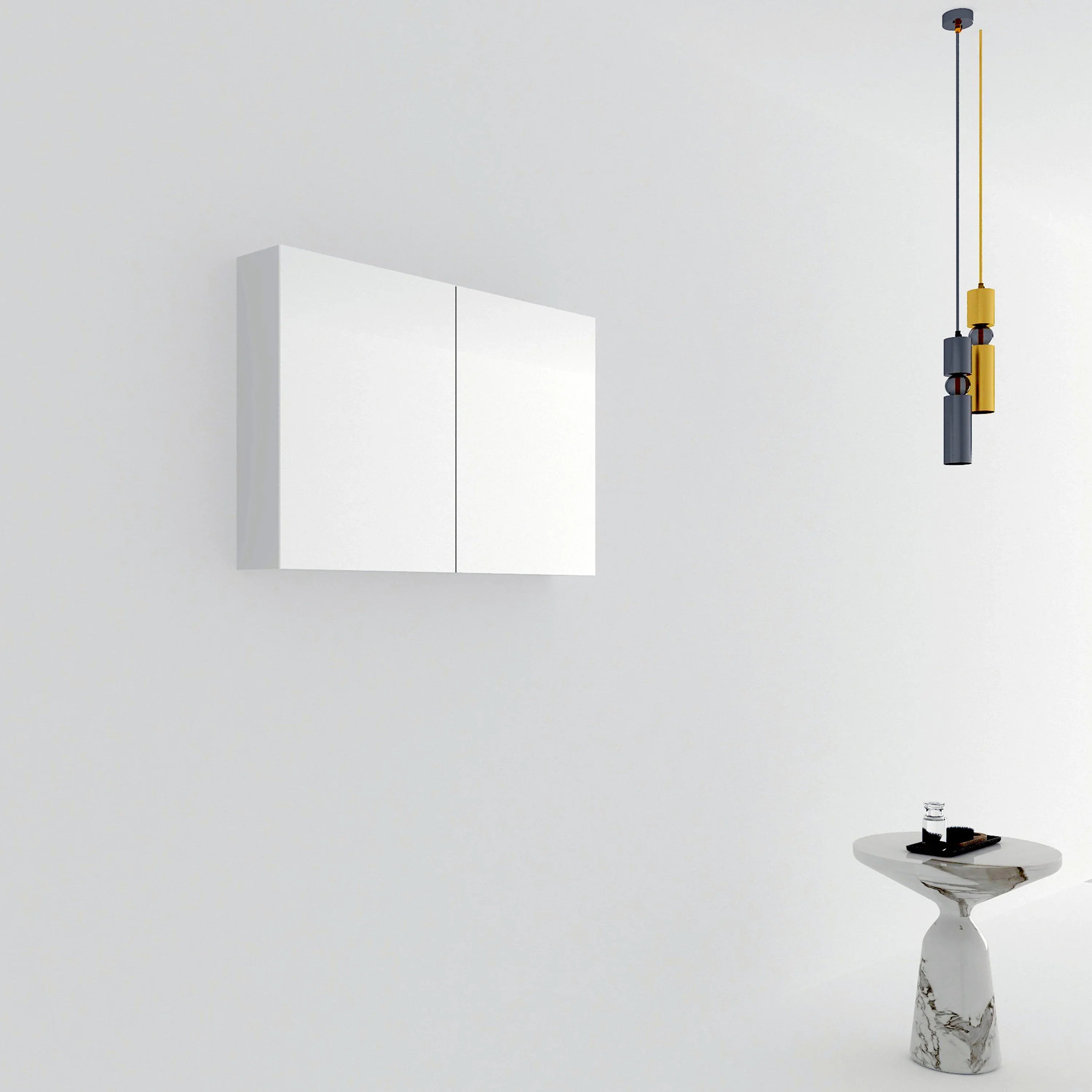 36" Matte White Medicine Cabinet