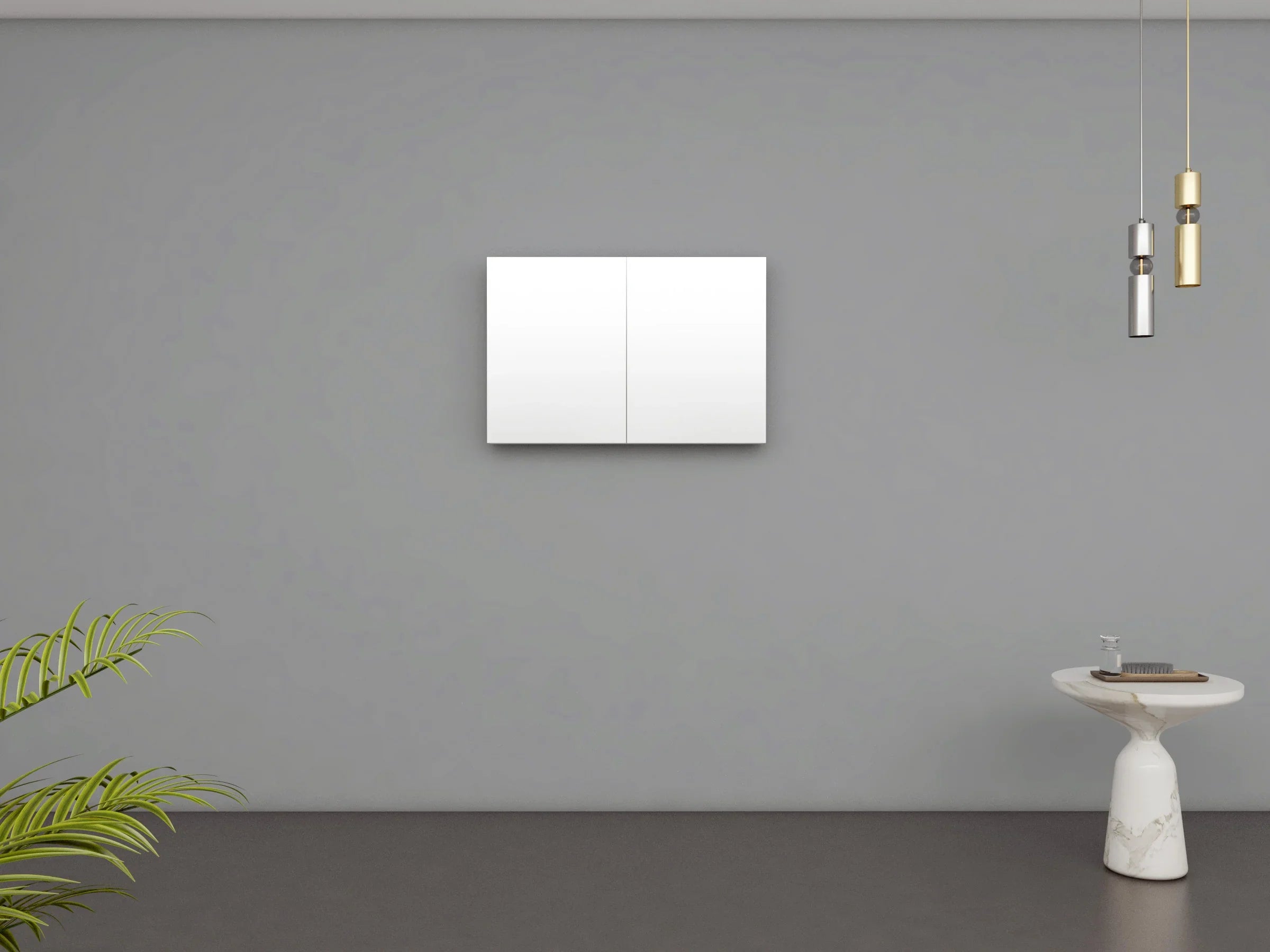 36" Matte White Medicine Cabinet