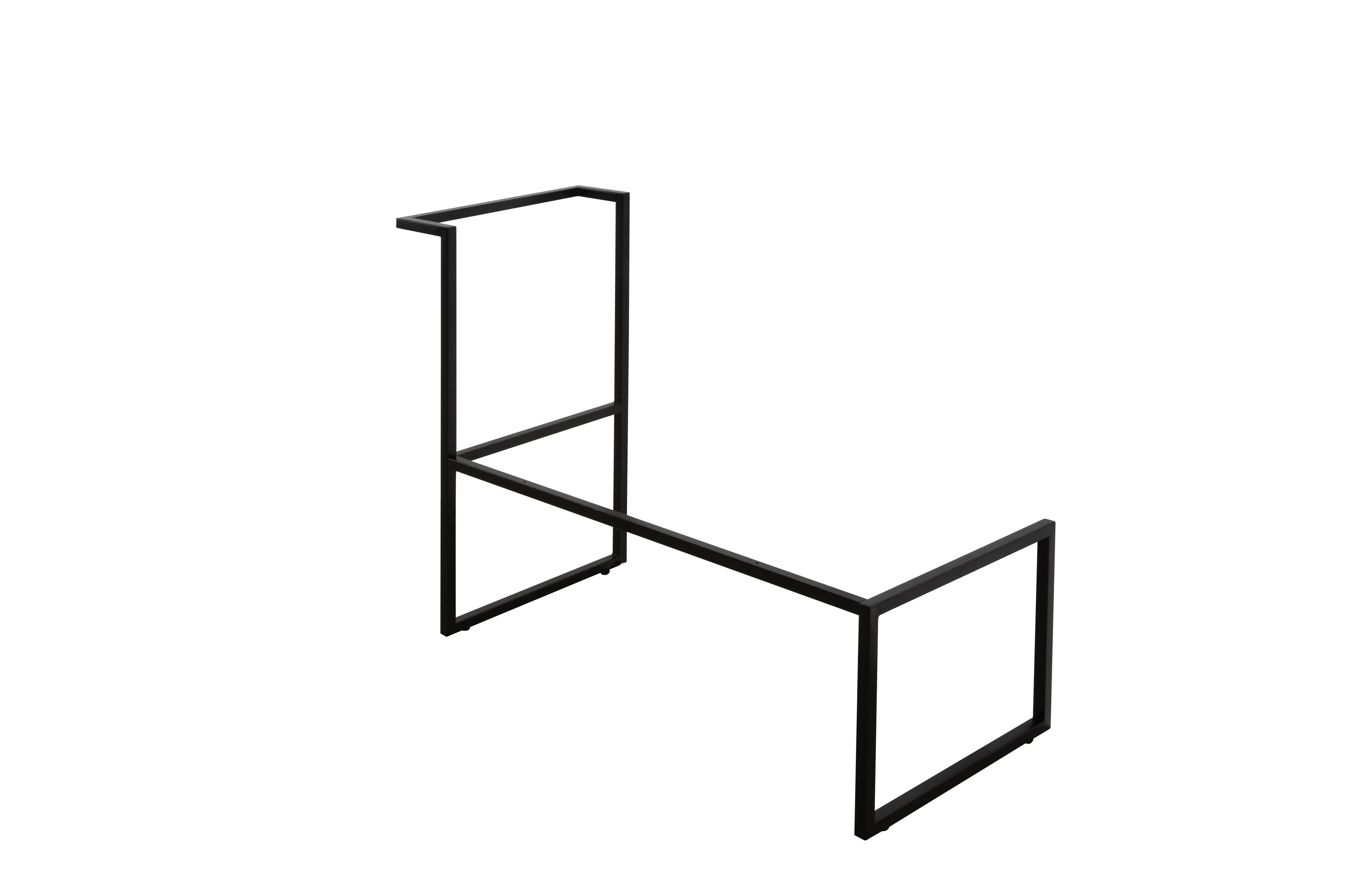 Cadre en acier inoxydable noir mat de 35 po pour vanités murales - 1034*449*790