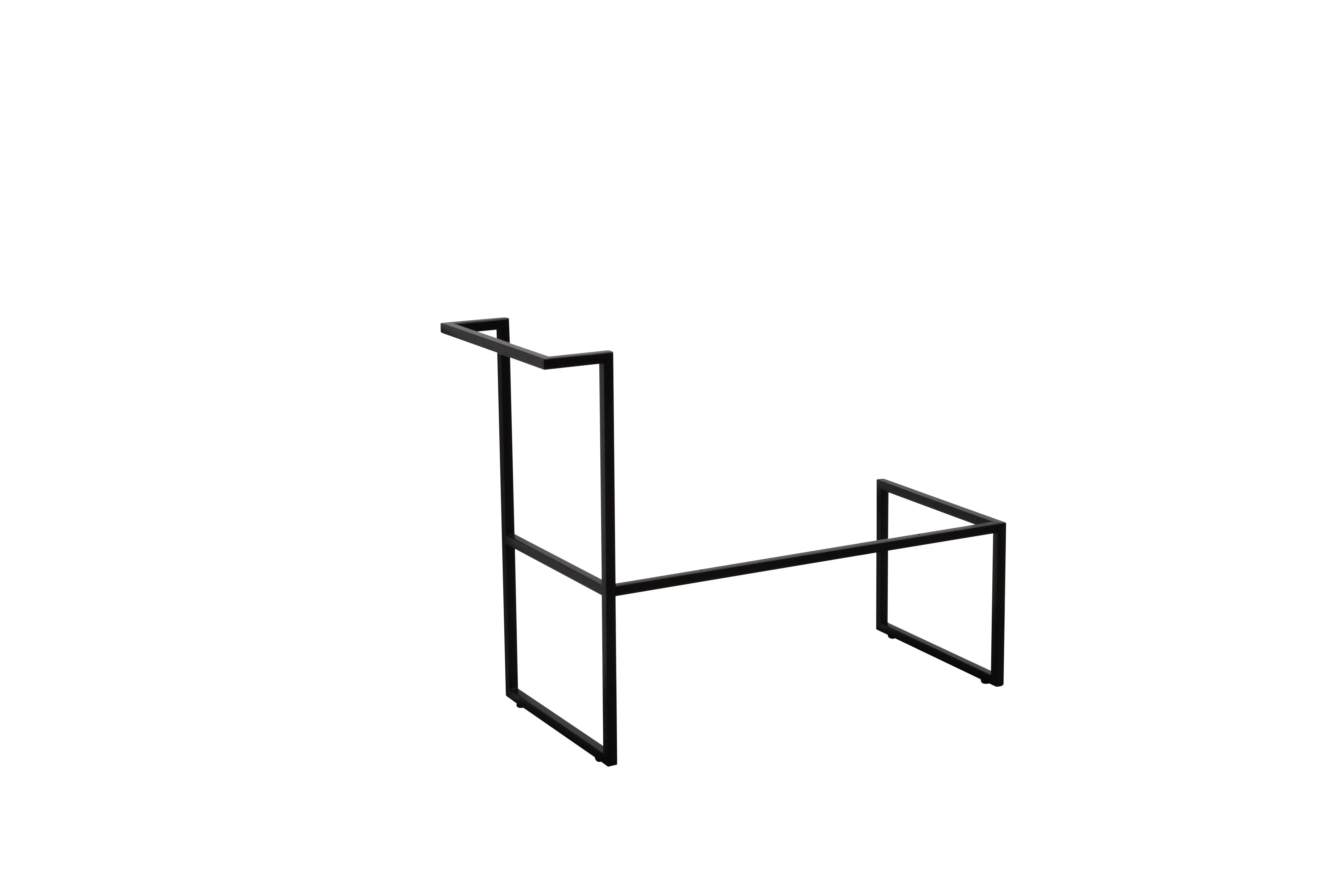 35" Matte Black Stainless Steel Frame for Wall Mounted Vanities - 1034*449*790